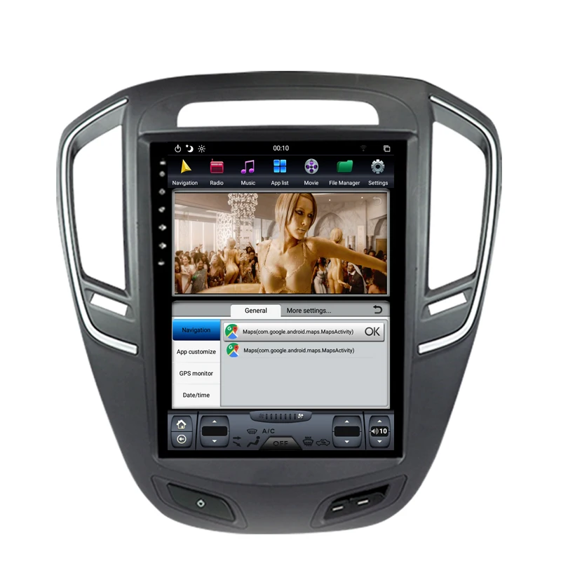 NAVITOPIA 10.4inch 4G+64GB Tesla Style Vertical Screen Android 8.1 Car DVD GPS Navigation for Buick Regal
