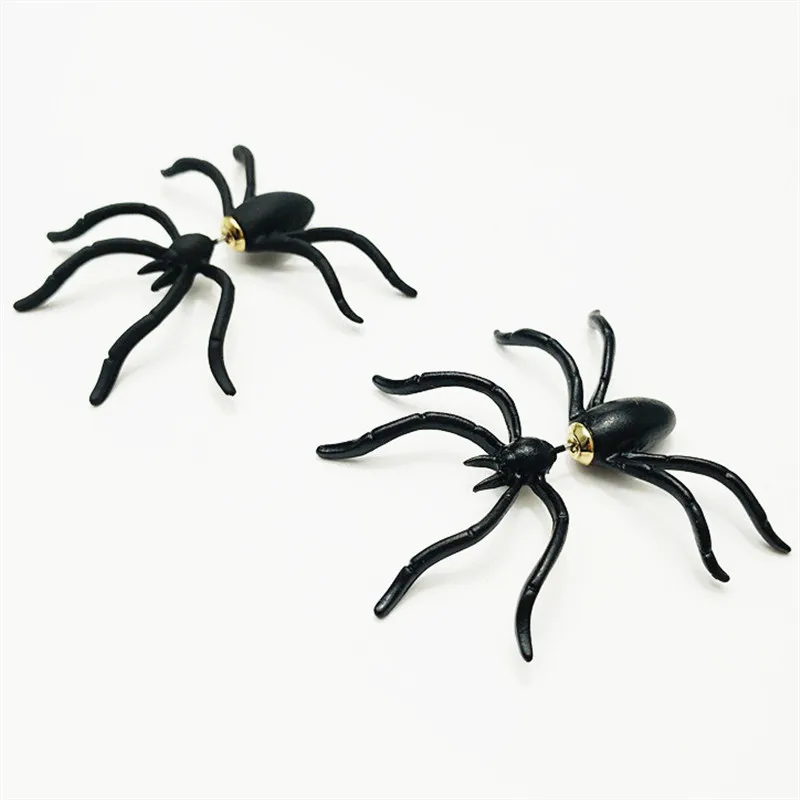 

Punk Spider Earring Black Ear Stud Funny Style Weird Design Earring Jewelry Accessories for Women Men