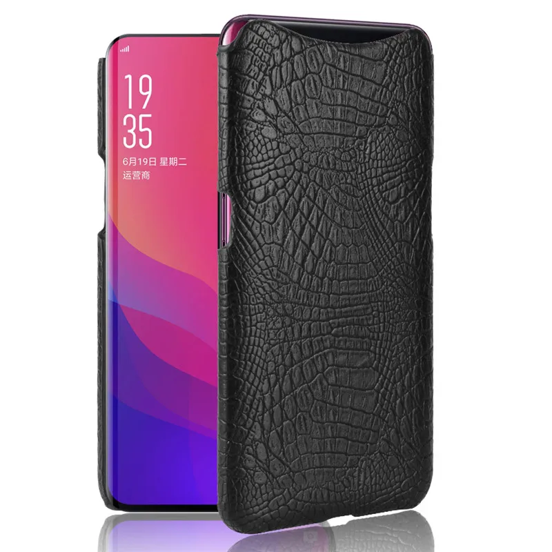 For OPPO Find X Case Luxury PU Leather Hard Plastic Cover Phone FindX CPH1871 PAFM00 | Мобильные телефоны и аксессуары
