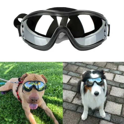 Pet очки для собаки анти-УФ солнцезащитные очки анти-ветер очки Защита глаз Мода - Цвет: Черный