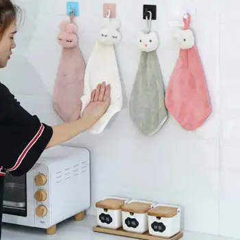 

Hand Towels Absorbent Kitchen Cotton Towel Cute Face Hand Bathing Towel Thicken Water Absorption Cute Hand Towel