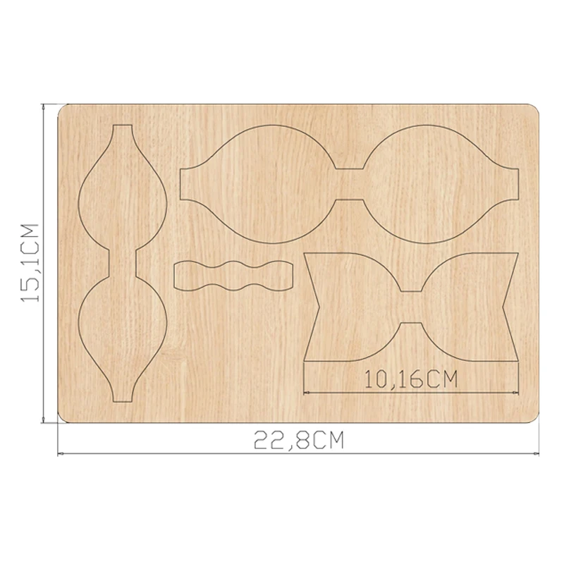 

bow cutting dies 2019 new die cut &wooden dies Suitable for common die cutting machines on the market