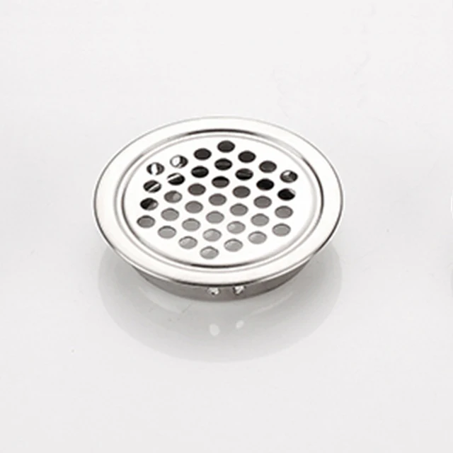 Grilles de ventilation rondes Couvercles d'évent d'air Cercle 53mm / 2inch  En acier inoxydable Couvercle de ventilation De soffite circulaire noir  Garder le flux d'air pour St