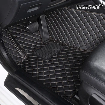 

Custom car floor mats for Toyota Land Cruiser Prado CHR CROWN 86 Zelas Previa WISH Venza Fortuner Sienna Tundra auto foot mats