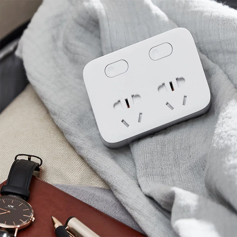 Xiaomi power Strip 2 розетки 2 отдельных выключателя для домашнего офиса 5 в 2A Быстрый конвертер портативный штекер AU US EU UK