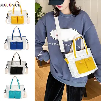 

Fashion Women Handbags Canvas Shoulder Messenger Crossbody Bags Ladies Casual Shopping Beach Tote Yellow Green Blue Black Bags