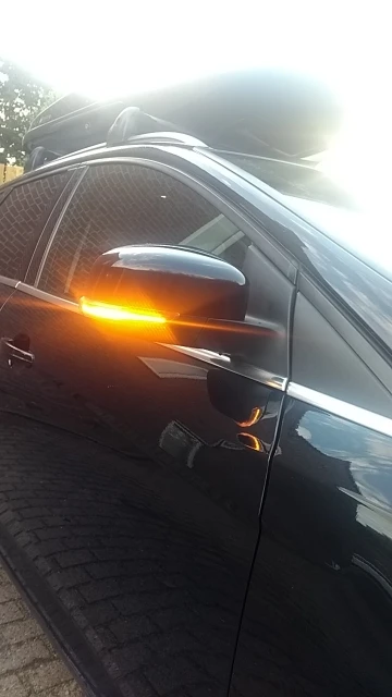 Пара динамических мигалок светодиодный сигнал поворота для Ford Mondeo MK4 фокус MK3 зеркальный светильник