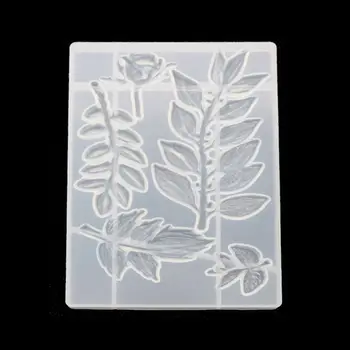 

Rose Flower Leaves Pendant Epoxy Resin Silicone Mold Jewelry Making Craft Tools