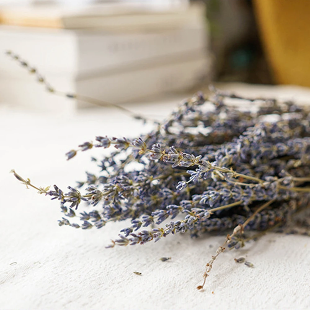 80 голов/Букет Романтика Прованс Искусственные цветы Цвет Фиолетовый бледно