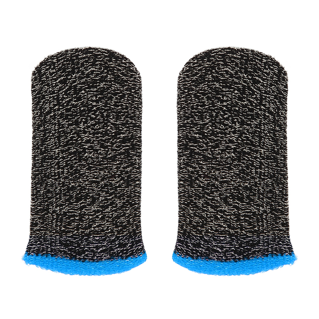Game Controller Finger Cover Proof Non-Scratch Sensitive Touch Screen Gaming Finger Thumb Sleeve Gloves for PUBG game