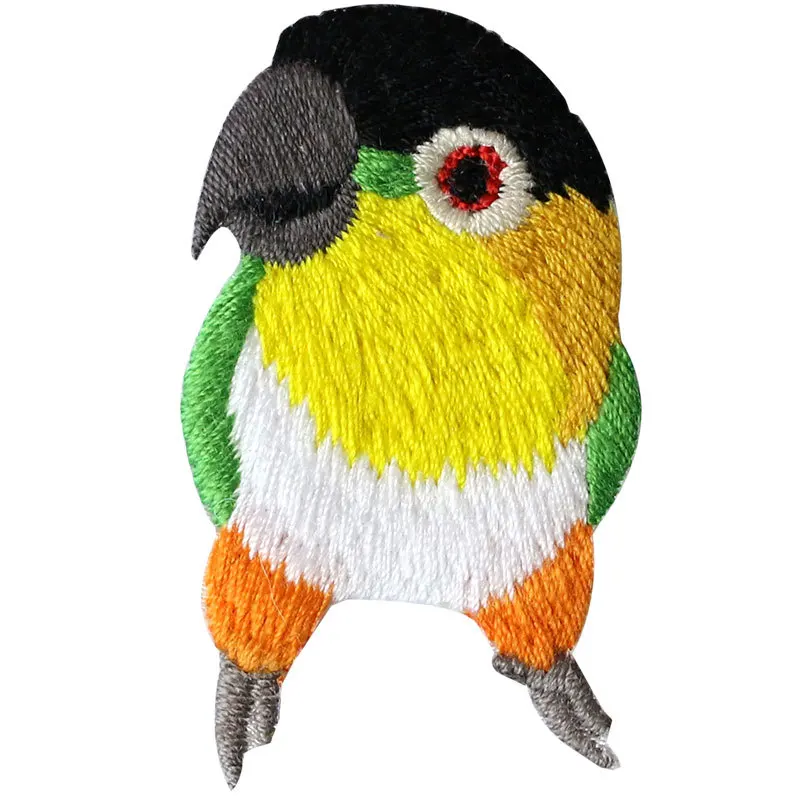 embroidery bird patches for clothes 5