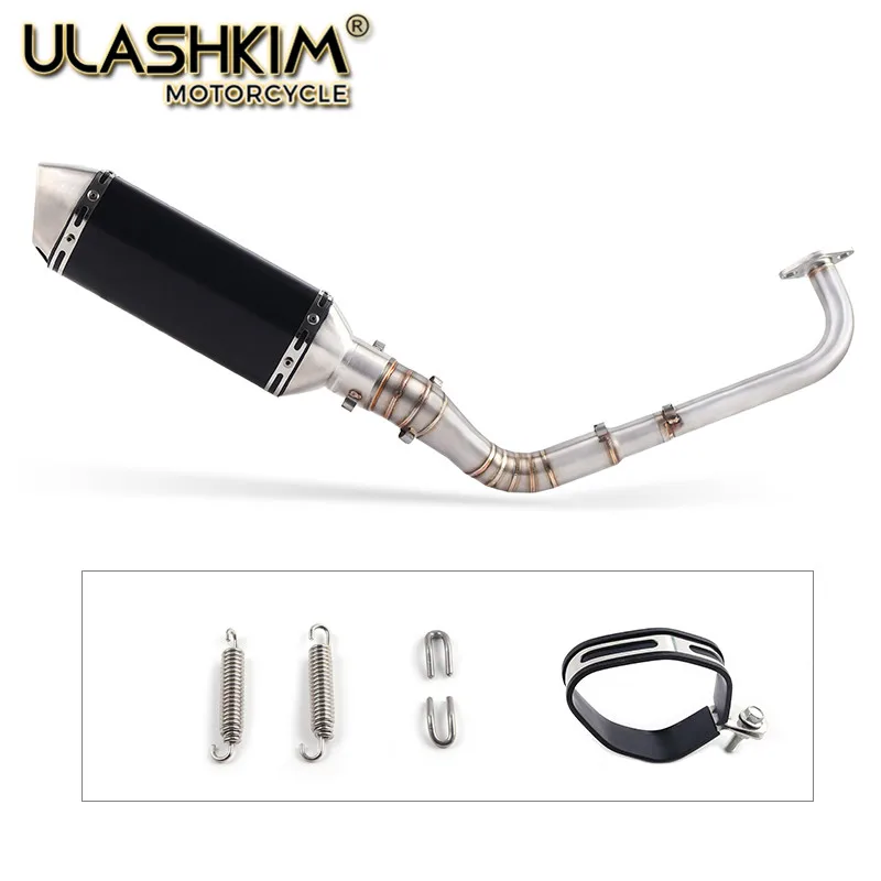 NMAX155 глушитель мотоцикла контактная средняя труба без шнуровки полная система для YAMAHA NMAX 155 NMAX 125 N MAX155