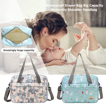 

Waterproof Tote Baby Care Bags Crossbody Organizer Mother Large Capacity Mommy Nursing Children Portable Elements