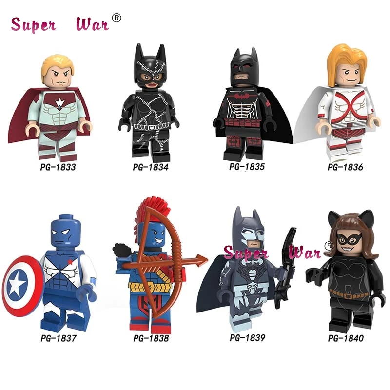 Один супергерой Бэтмен Yondu Виктория Капитан Супермен Starhawk Starfire Каратель Дэдпул