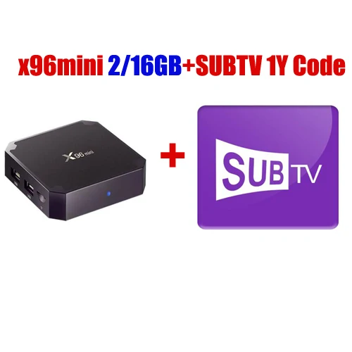 2G tvbox add IPTV X96mini 2G smart box+ 12 месяцев SUBTV 1 год IPTV подписка США французский арабский Бельгия итальянский Африканский Европа IPTV box android - Цвет: 2G tvbox add IPTV