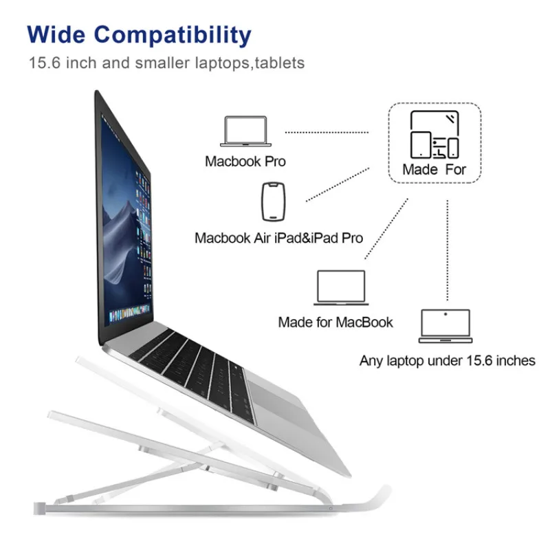 Подставка для ноутбука MacBook Pro складная подставка из алюминиевого сплава