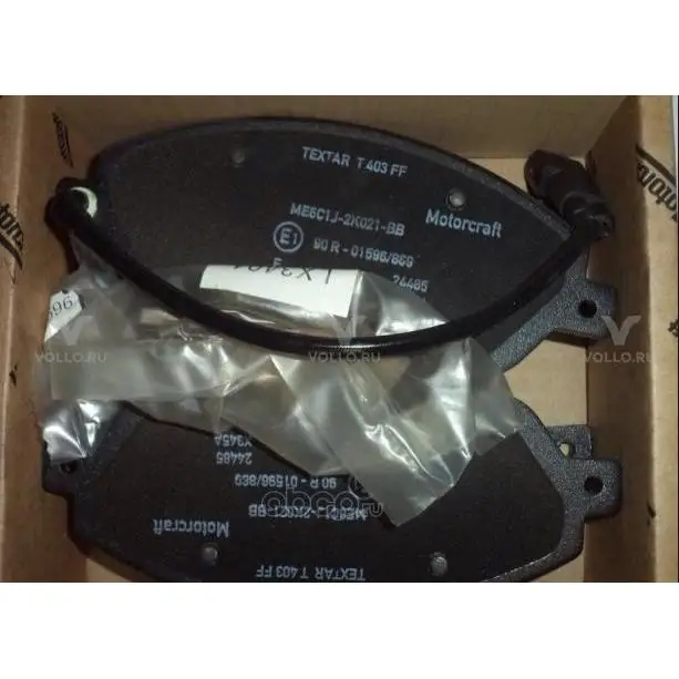 1824347 Ford Europe КОЛОДКИ ТОРМОЗНЫЕ ПЕРЕДНИЕ TRANSIT 2006