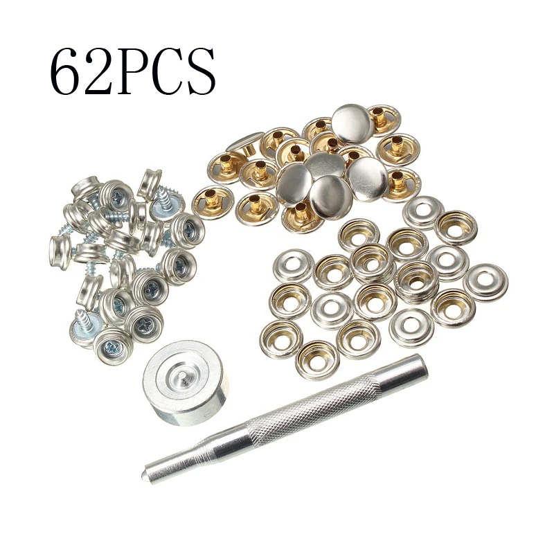 62x3/8 лодка/морской/холст застежка оснастки крышки кнопки гнездо Винт Набор шпилек