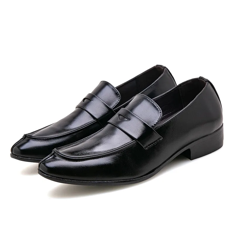

fashion men casual shoes Genuine Leather elegant classic Brand luxury Breathable Comfortable Plus Size 38-48 men loafers %