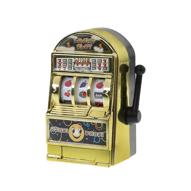 GD 1 шт. Lucky Jackpot Мини Фруктовый игровой автомат веселый подарок на день рождения Детская обучающая игрушка - Цвет: GD