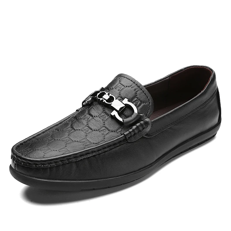 

Men's shoes 2021 new autumn and winter beanie tide shoes leather British casual business suits plus size 46
