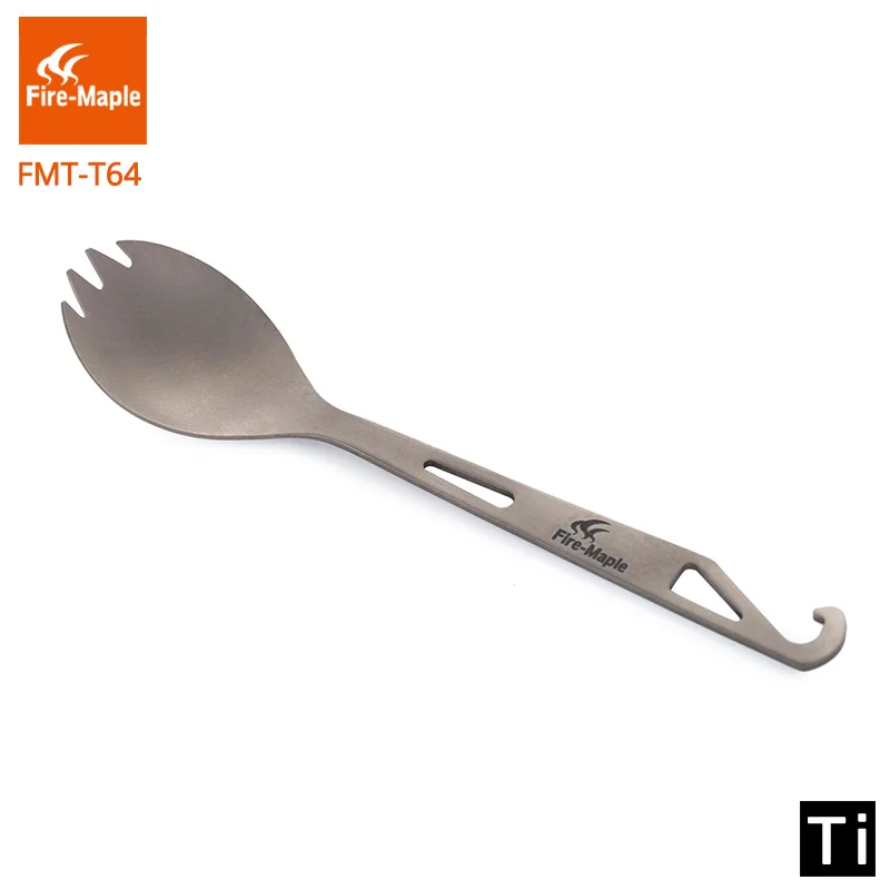 Fire Maple Spork 2 в 1 титан для активного отдыха легкий портативный скалолазания