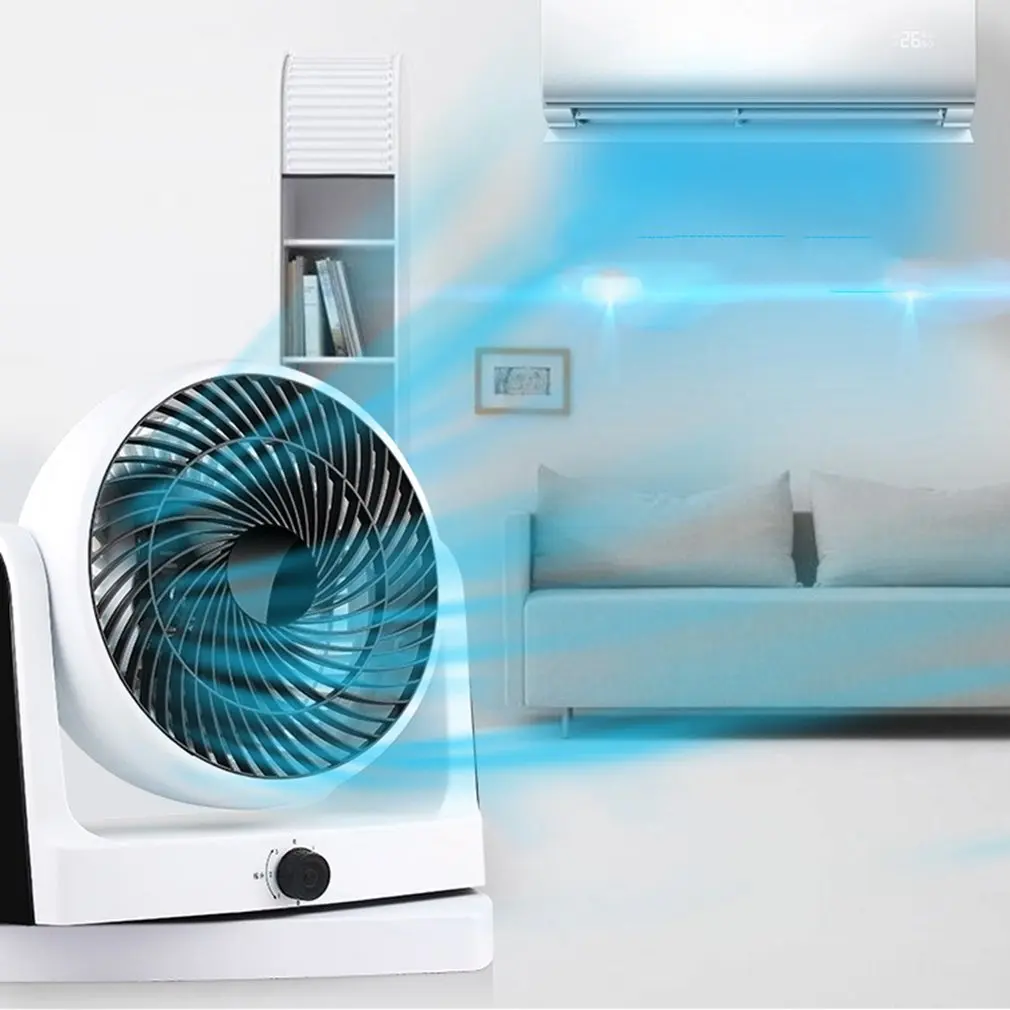 Multifunctional Air Circulation Fan Home Quiet Air Convection Ventilation Desktop Fan Turbo Fan Mini Fan