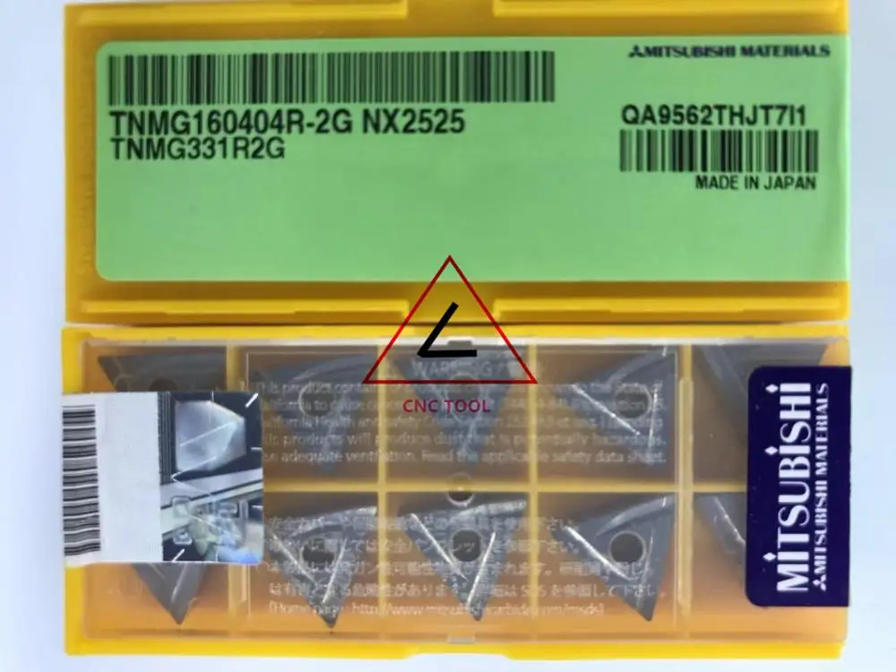 TNMG 160404 R2G NX2525 10pcs original Mitsubishi turning insert DIAEDGE