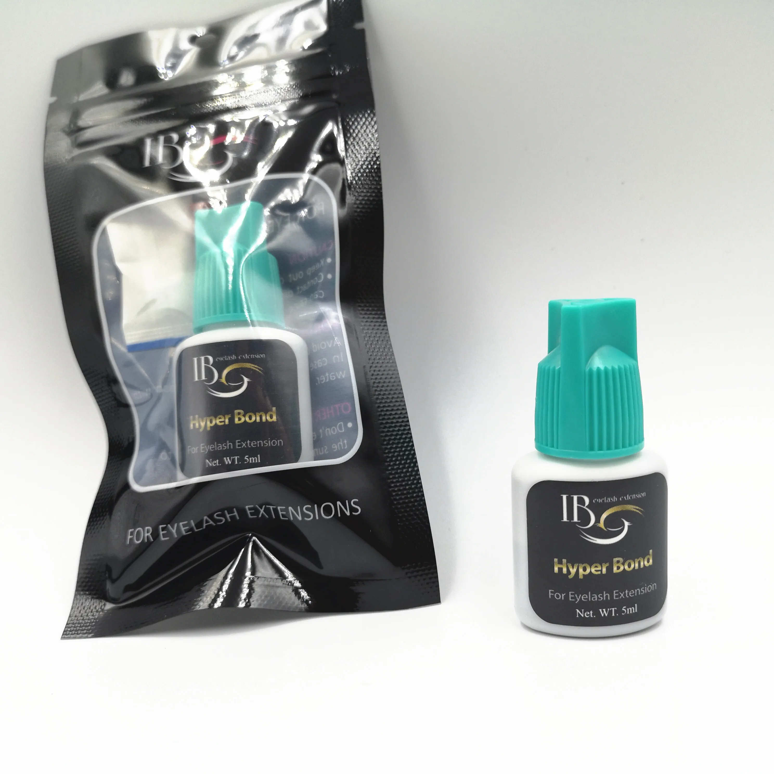 10 бутылок Корея IB ibeauty Hyper Bond 0,5 s клей быстрое высыхание клей для ресниц синяя кепка циан 5 мл