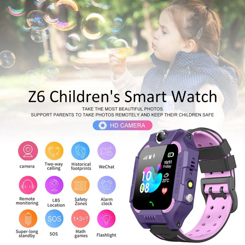 

Smart Watch IP67 Deep Waterproof 2G GPS Tracker SOS Call Localization Reminder For Kids Children For Android 4.4 IOS 9 Or Above