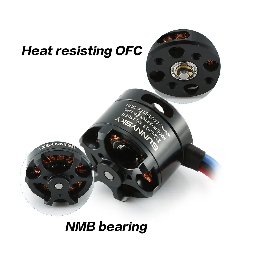 SUNNYSKY X2208 1500KV 2600KVFixed-wing мотор бесщеточный двигатель для многоосевой антенны RC бесщеточный двигатель модель самолета
