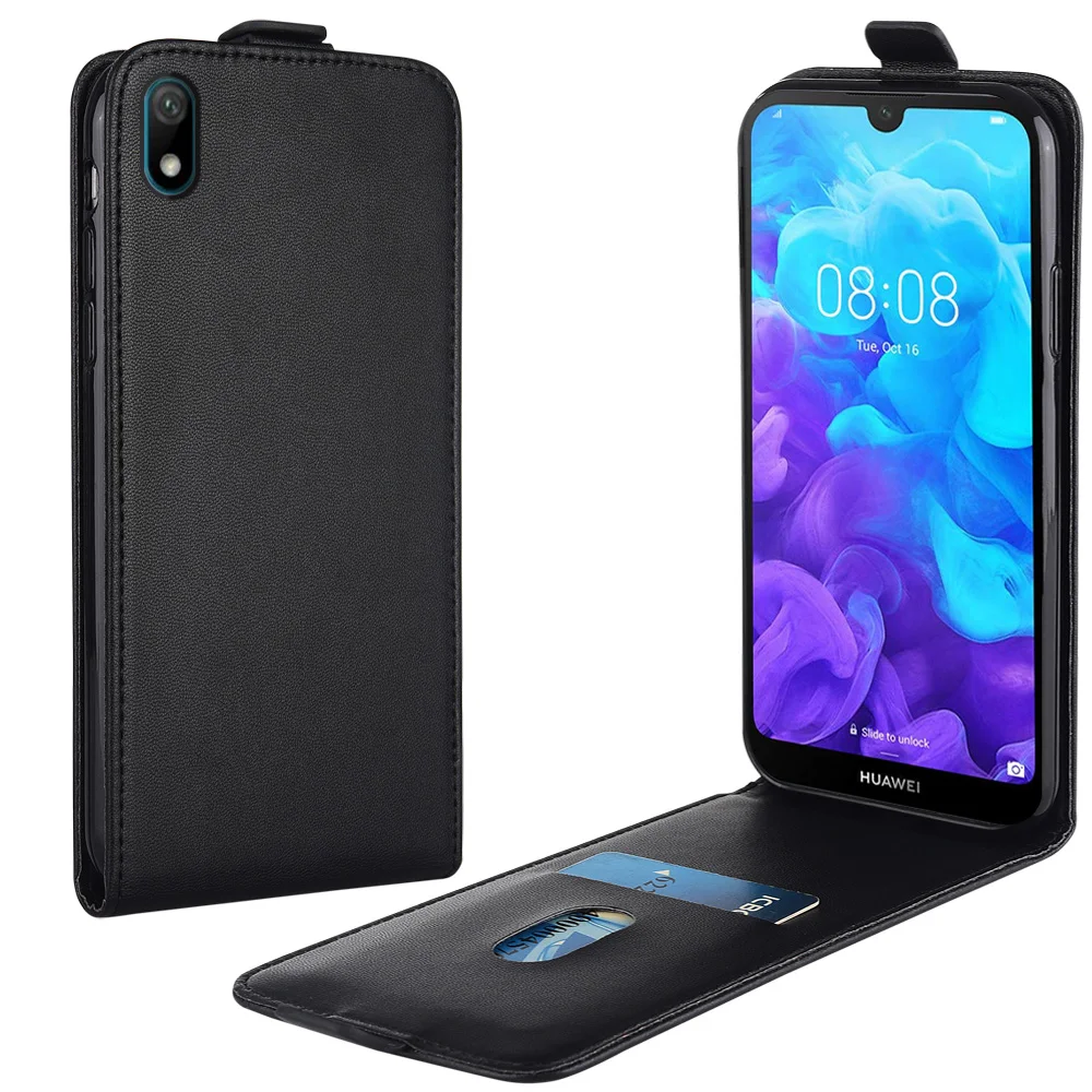compatibile con Huawei Y5 (2019) / HONOR 8S AMN-LX1; AMN-LX2; AMN-LX3; AMN-LX9 Custodia COVER STAND flip LIBRO gel tpu PORTAFOGLIO protezione magnetica porta card (ROSA