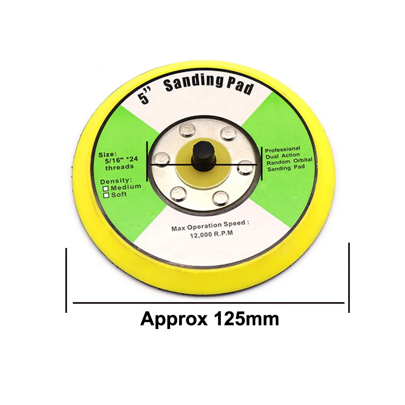 " 2" " 4" " 6" шлифовальный коврик пластина пневматические песочники диск Air Sander Pad Электрический орбитальный двойного действия пневматический полировщик инструмент