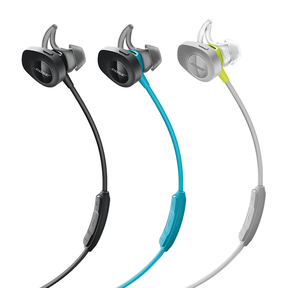 Bose SoundSport Wireless Bluetooth Headphones Sweatproof Earphone Sport Headset Smart Bass Earbuds In line Control with Mic