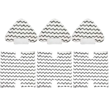 

3 Pack Non-Press Steam Mop Pad&Triangular Anti-Fouling Washable Pad Kit for Shark Lift-Away Pro&Genius Steam Mop S3973