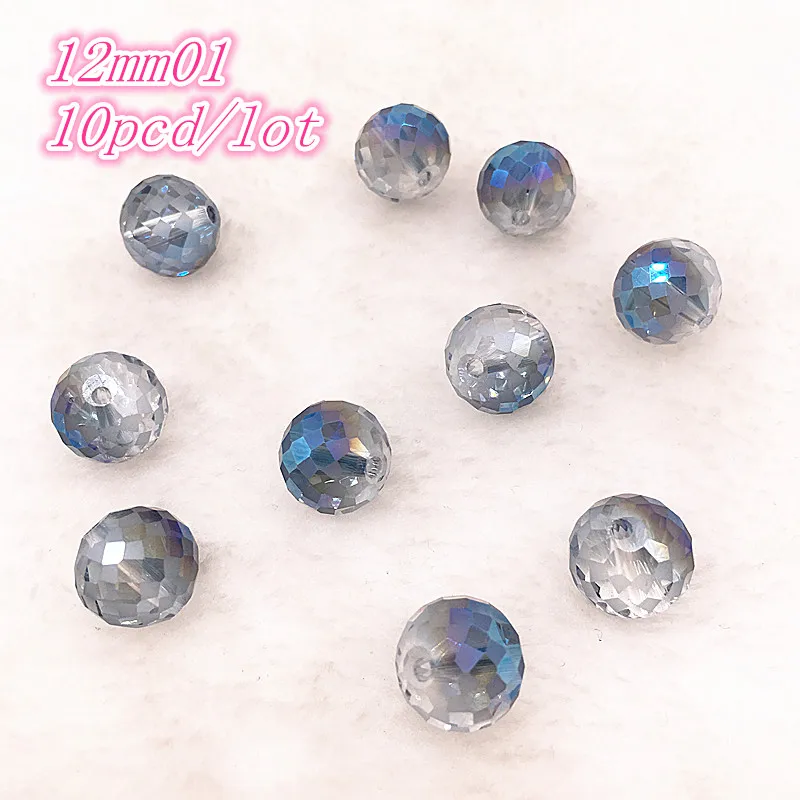 8/12 мм Австрийские граненые хрустальные бусины Rondelle круглые разделители для
