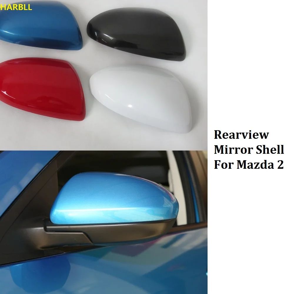 

HARBLL 2 шт. чехол для зеркала заднего вида для Mazda 2