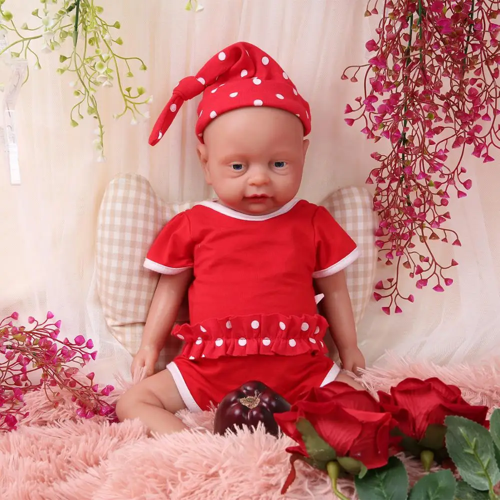 IVITA WG1502, 46 см, 3500 г, кукла-Реборн, полностью силиконовая, для тела, для живых младенцев, девочек, Глаза открываются, может принимать соски в рот, детские игрушки