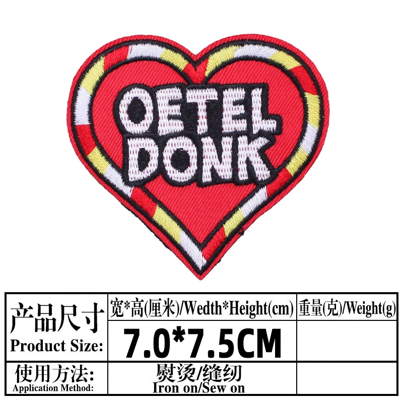 Fur Oeteldonk Embroidered Patches for Clothing Emblem Embroidery Patch on Clothes Frog Carnival for Netherland  Ironing Badge G high quality sewing scissors Fabric & Sewing Supplies