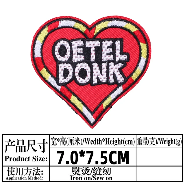 Oeteldonk Embroidered Patches for Clothing Emblem Embroidery Patch on Clothes Frog Carnival for Netherland  Ironing Badge G B3371