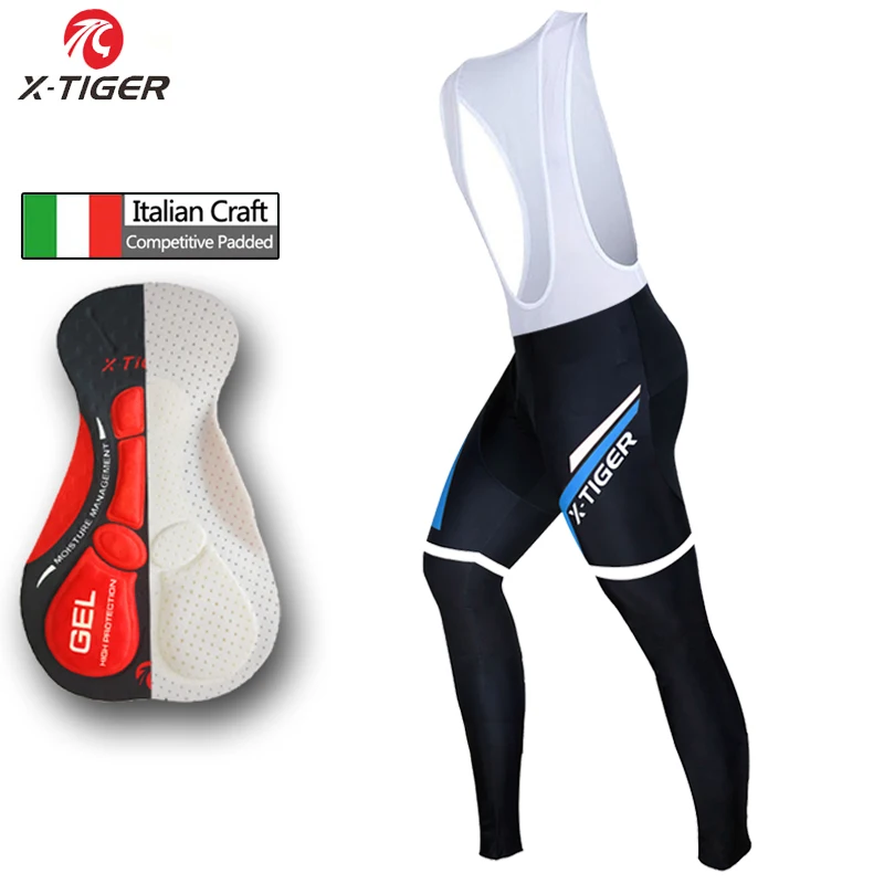 X-Tiger Pro, зимний термальный флисовый комплект для велоспорта, одежда для горного велосипеда, одежда с длинным рукавом, одежда для велоспорта, Майо, Ropa Ciclismo - Цвет: Bib Pant