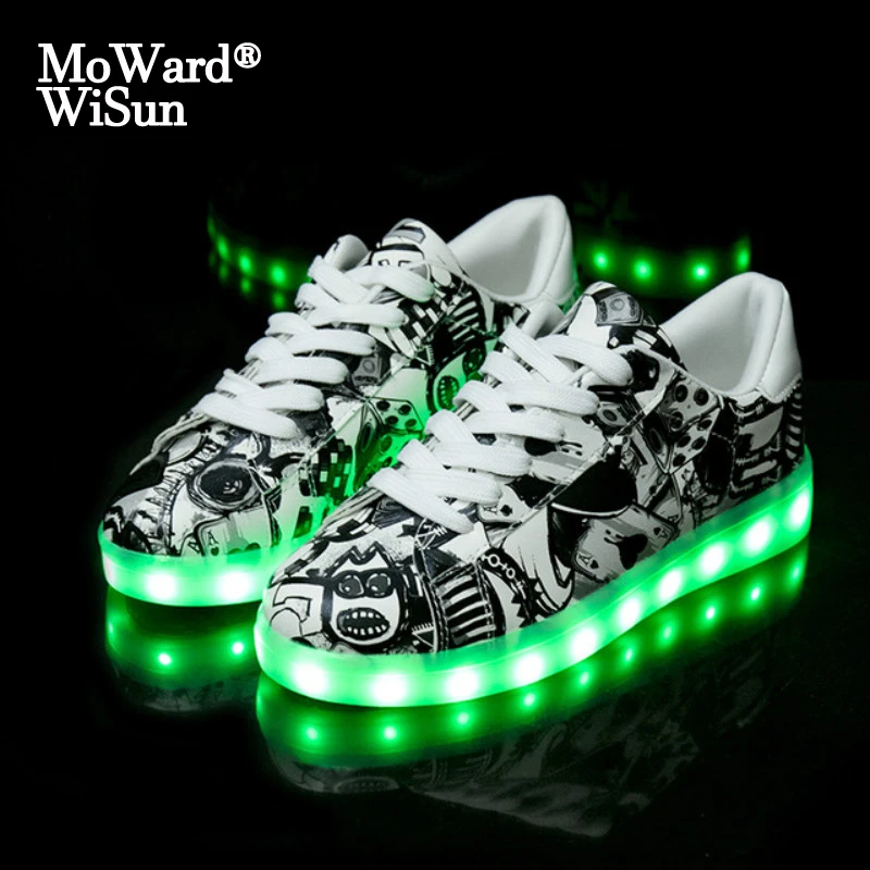 glowing sole shoes