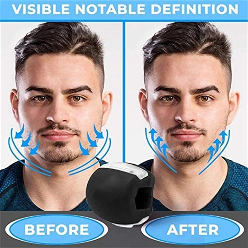 Facial Toning Fitness Ball for Jawline Sculpting and Neck Slimming