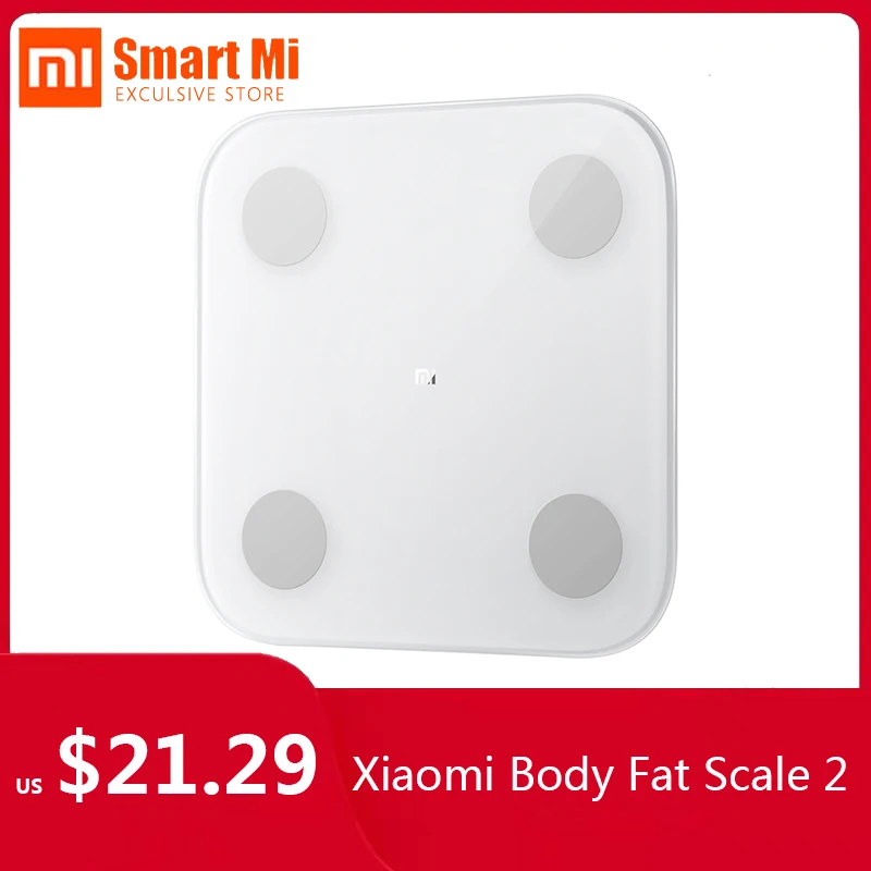 Умные весы Xiaomi Mi Smart Scale 2 электронный прибор для измерения жира 13 показателей