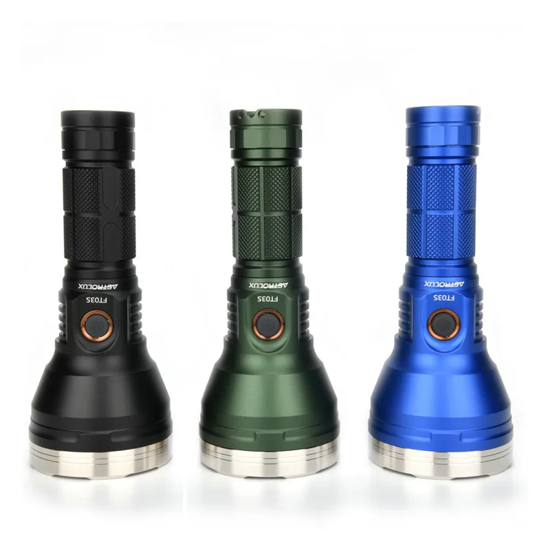 Astrolux FT03S SBT90.2 4500lm Anduril UI 1428 м длинный метательный King мощный светодиодный фонарик 18650 фонарь лампа прожектор
