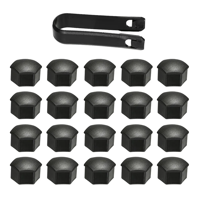 Matte Black Крышка гайки колеса для Tesla модель 3 колесная гайка наконечник колпачок гайка крышка Съемник комплект 21 шт. два цвета стайлинга автомобилей - Цвет: Matte Black