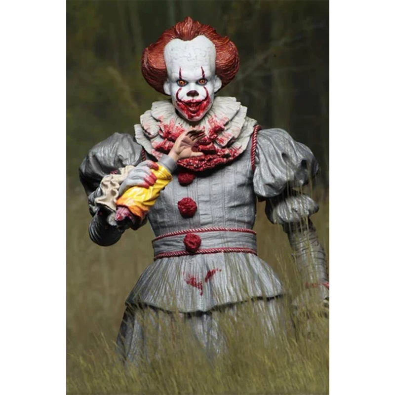 NECA scarry фильм Стивен Кинг это Pennywise Джокер клоун фигурка игрушки Косплей улица ужасов Фредди куклы день Хэллоуина