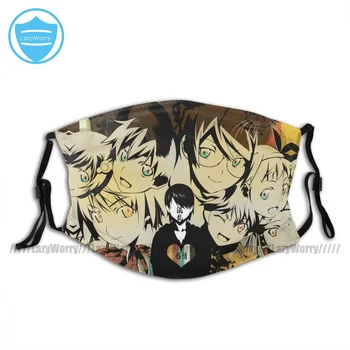 

Print Anti-Dust Bakemonogatari Face Mask Fun Unisex Polyester Facial Mouth Mask With Filter