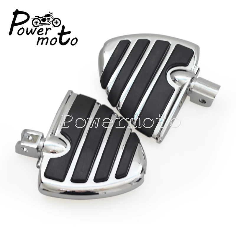 Крыло стилет надгробная подножка круизер Подножка для ног колышек для Suzuki Boulevard M109R M50 M90 Honda Gold Wing GL1800 доска для ног - Цвет: wide wing
