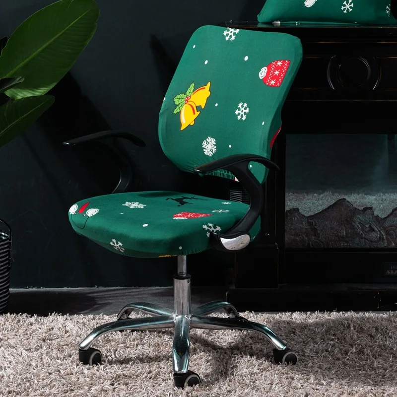 Эластичный Вращающийся офисные стулья стрейч спандекс чехлы для стульев анти-грязный съемный компьютерный поворотный Чехол для стула 24 цвета